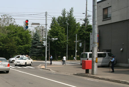 路上警備